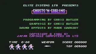 Ghosts 'N Goblins Title Music for the Commodore 64