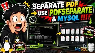 Cara Otomatis Pisah PDF Berdasarkan Data Mahasiswa dari MySQL | Bash + pdfseparate