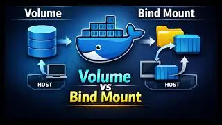 How to Add Volume to a Container | Docker Volume vs Bind Mount #devops #aws #docker #azure
