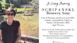 Bronwen Anne Schipanski Memorial