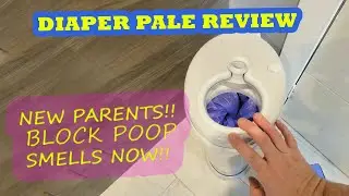 Best Rated Diaper Pail to Block Out Poop Smells Period! Ubbi Diaper Pail Install How to Use