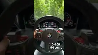 Bmw m4 comp 510hp 0-100 pov acceleration