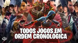ASSASSINS CREED: TODOS JOGOS EM ORDEM CRONOL&Oacute;GICA HIST&Oacute;RICA