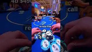 ALL IN bluff!😈How to fight👊vs Aggressive Poker Players!🤣 #shorts #poker