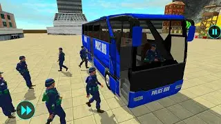 Police Bus Driving Simulator - Police Man Duty Bus Games -Android Gameplay