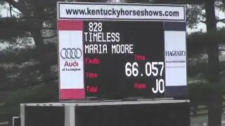 Video of TIMELESS ridden by MARIA MOORE from ShowNet!