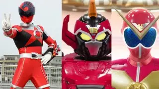 Red Sentai Henshin And Roll Call (Shishi Red - Zenkai Red) (2017-2021) 720p ᴴᴰ レッド戦隊変身アンドロールコール