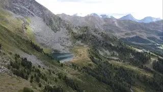 Lake Chamol&eacute;, Pila, Aosta Valley - Drone Video df#7 (Mavic Mini)