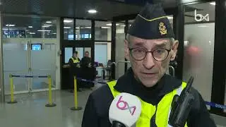 Opération des douanes en gare de Bruxelles-Midi pour les voyageurs revenant du Royaume-Uni