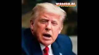 Donald trump singing || wombo A1 app || funny wombo compilation of Donald trump || US President&bull;✓