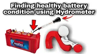Hydrometer used to find battery health condition | Tamil