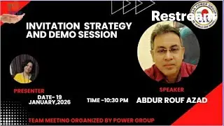Invitation Strategy And Demo Session by Shamima Begum