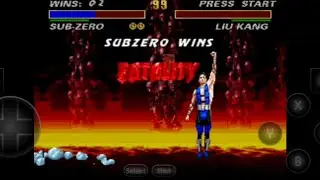 UMK 3 Sub-Zero Alguns Bugs Super Nintendo
