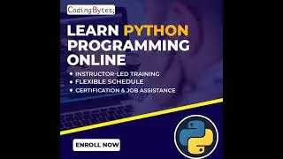 Python Programming Online Course in India | Learn From Coding Bytes