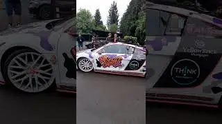 audi RS spider arrived at the gumball piston event