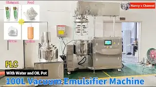 Discover the ZJR-100-PLC Vacuum Emulsifier Mixer: The Ultimate Mixing Machine for Your Needs