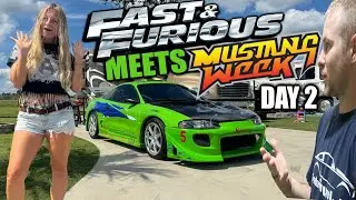 Taking My Fast and Furious Tribute Eclipse to Mustang Week 2025