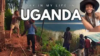 New building project at Reggae Island | Uganda 🇺🇬 | Self-Sustainable Living | #lakebunyonyi |