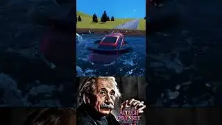 CAN A CAR SKIP ACROSS WATER LIKE A STONE 🤔🚗💦 #shorts