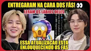 😱 DESCOBERTA DEIXA OS FÃS DE QUEIXO NO CHÃO! SUGA E JM ENTREGARAM TUDO; ATT CHOCA O FANDOM E+
