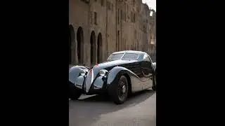 1938 Bugatti Type 57 Atlantic.  #vintagecars #luxurycars #luxurylifestyle #007 #bugatti #supercar