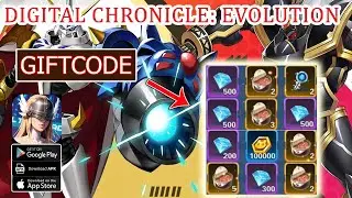 Digital Chronicle Evolution & 6 Giftcodes Gameplay - Digimon RPG Android Game