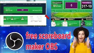 obs live Scoreboard color change Step by Step ||CSS change, add border etc. ||