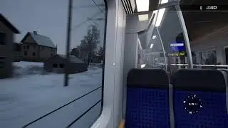 Train sim World 6 - Ps5 Winterwetter zum einschlafen!!!!