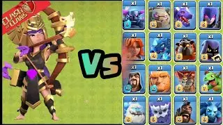 Champion Queen Vs All Traditional Troops in COC. ll Idali Gaming ll