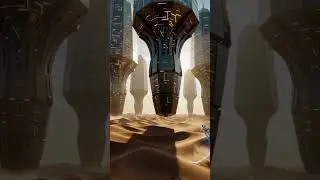The Floating Monoliths#ai #aiart #aifilm #epicspace #scifi #hoverboard #megastructure