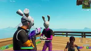 Dizzie skin with harley hitter gameplay fortnite