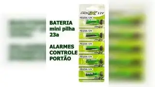 Review: Pilha Bateria Alcalina Flex 23a12v Cartela C5 Port&atilde;o Alarme