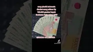 uang plastik Indonesia Rp 100.000 gambar Soekarno Hatta, atau uang Polimer tahun 1999 #uangkuno