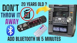 How to Add Bluetooth to Any Old Sony Music Player