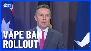 Government's Vape Crackdown Update | 10 News First