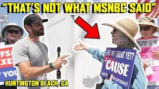 Anti-Trump Protesters Get FACT CHECKED In Real Time