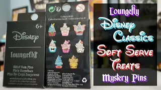 Disney Pin Unboxing | Loungefly Disney Classics Soft Serve Treats Mystery Pins