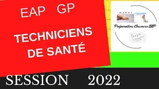 EAP  2022 Technicien de santé GP11