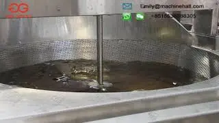 Fava Beans Deep Fryer with Gas Heating/Broad Bean Frying Machine[How Fried Broad Beans are Made]