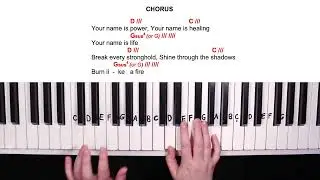 I Speak Jesus (4 Chords Play-Along) - Easy Piano Tutorial in G | Part 2 #piano #pianotutorial #cover