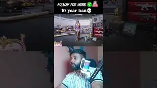 10 Years Ban On Crores Account 🤯😱 #bgmi #shorts #reaction #reactionvideo #pubg