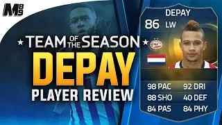 FIFA 15 TOTS DEPAY REVIEW (86) FIFA 15 Ultimate Team Player Review + In Game Stats