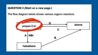 Organic Chemistry Reactions Grade 12 Past Papers
