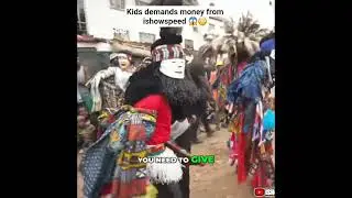 kids make demand for money from ishowspeed😳 #ishowspeed  #africa