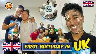 First Birthday in UK 🇬🇧 Surprise Birthday 🎉🎂 