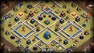 Th10 vs Th12 Attack Strategy! CWL + War 2 Star Strategy 2022! Clash of Clans - Coc