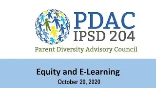 PDAC Meeting 10/22: Equity and Remote Learning