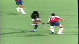 1992 Spain vs Pakistan Men's Field Hockey Tahir Zaman Jose Iglesias Shahbaz Jr Wasim Feroz 03 08 92