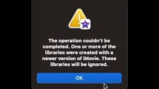 How to fix iMovie error in Mac