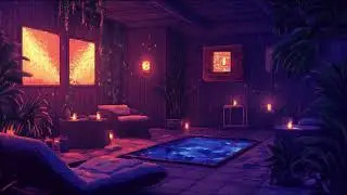 Relax Simple Nature ❄️ Cozy Winter Ambience | Calm Music, Snowy Window & Candlelight